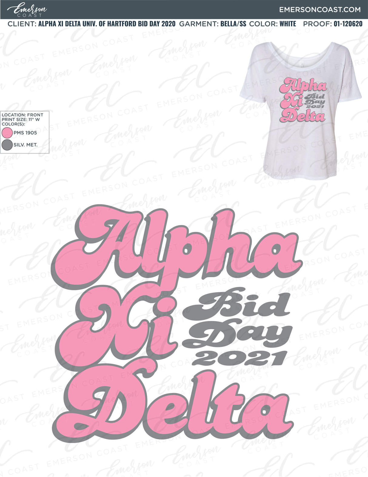 01-120620 Alpha Xi Delta University of Hartford Bid Day 2020 2