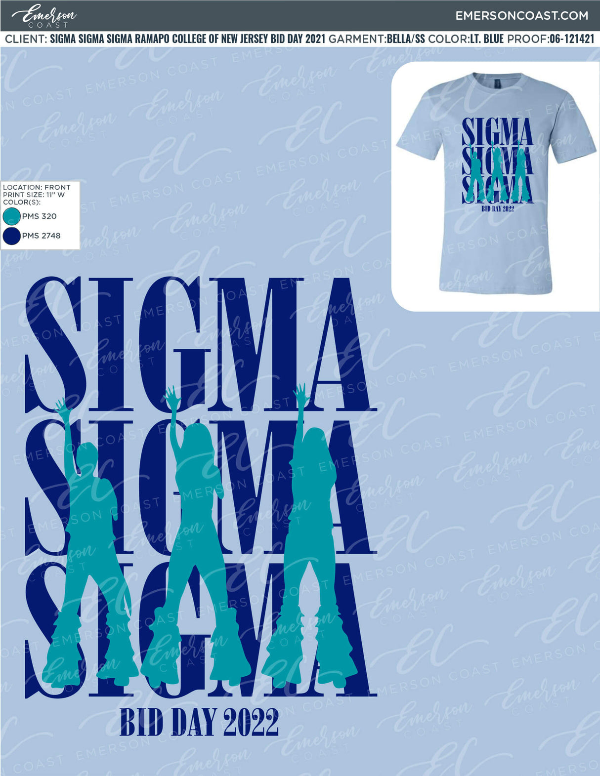 06-121421 Sigma Sigma Sigma Ramapo College of New Jersey Bid Day 2021
