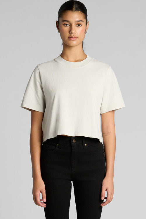 AS Colour Wo's Heavy Faded Crop Tee