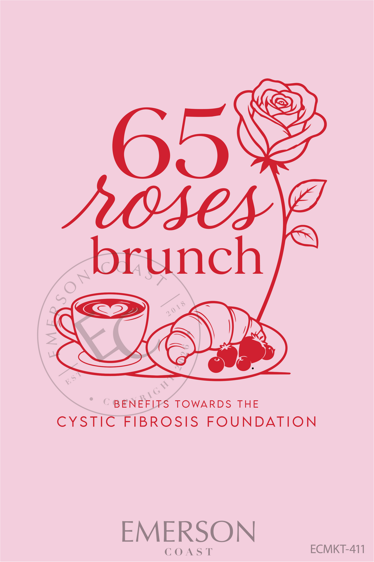 Delta Phi Epsilon 65 Roses Brunch T-Shirt