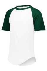 White/Dark Green