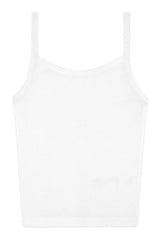 LA Apparel Baby Rib Spaghetti Tank