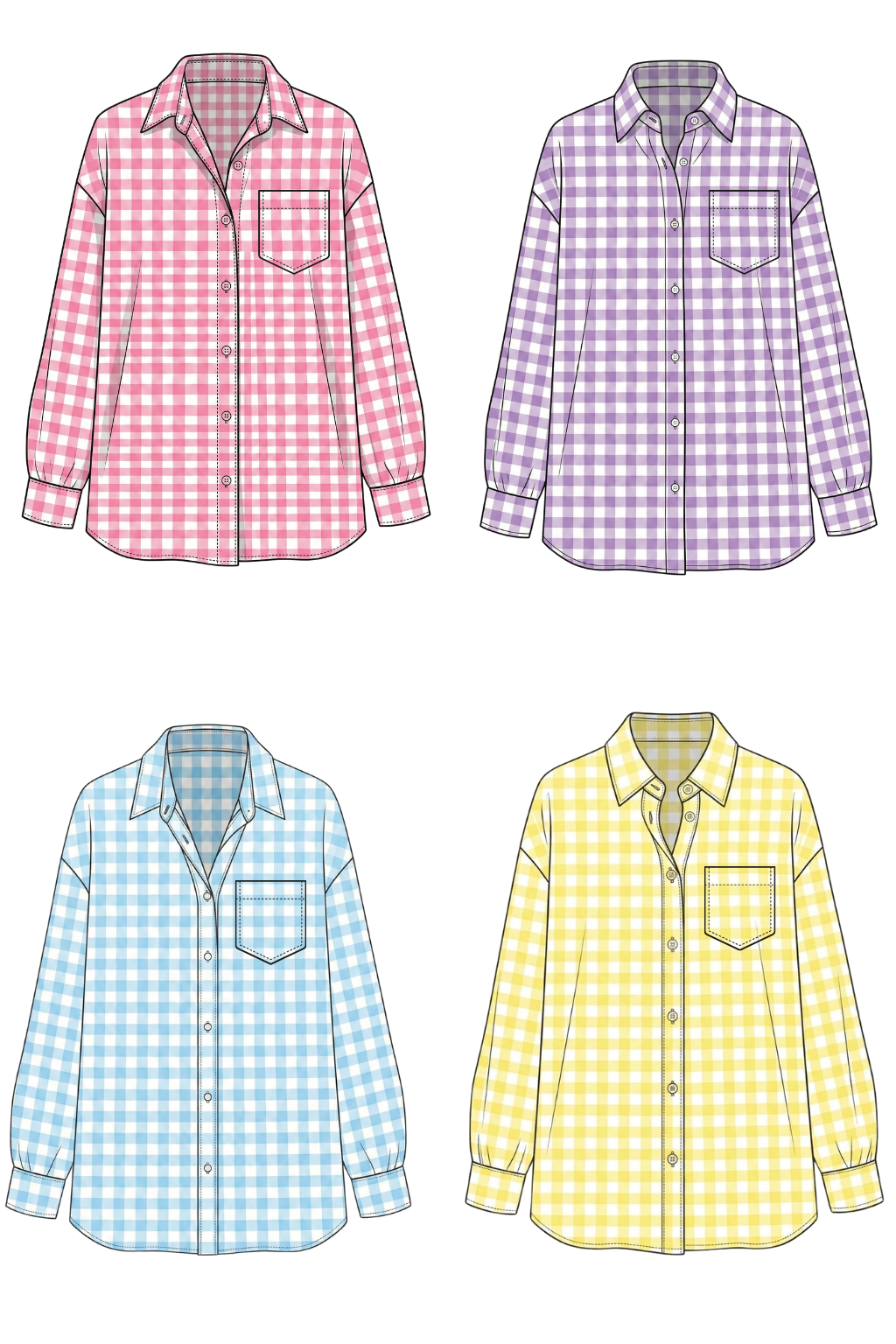 Sorority Gingham Button Down
