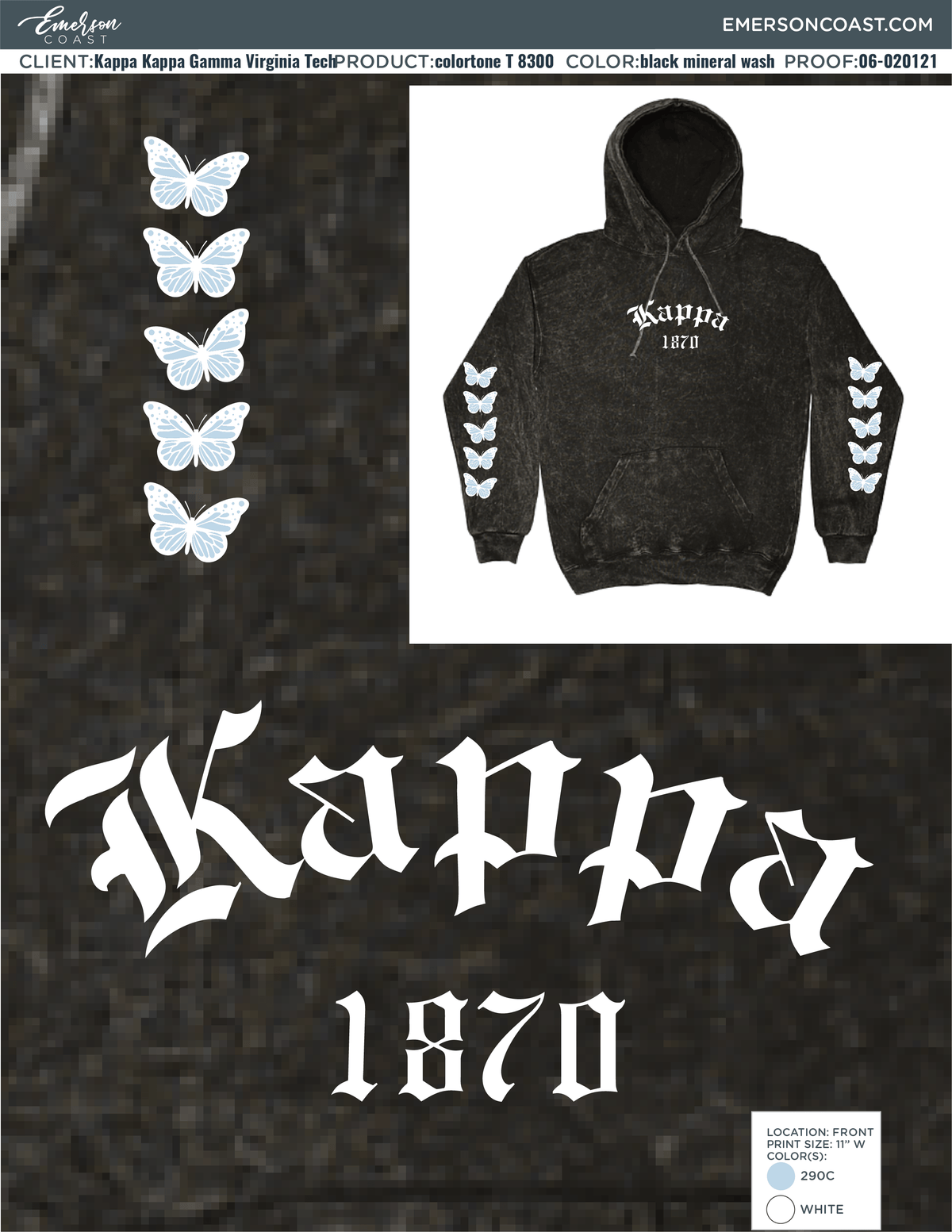 06-020121 Kappa Kappa Gamma Virginia Tech University Hoodie 2021-01