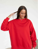 LAT Unisex Mockneck Fleece Sweatshirt