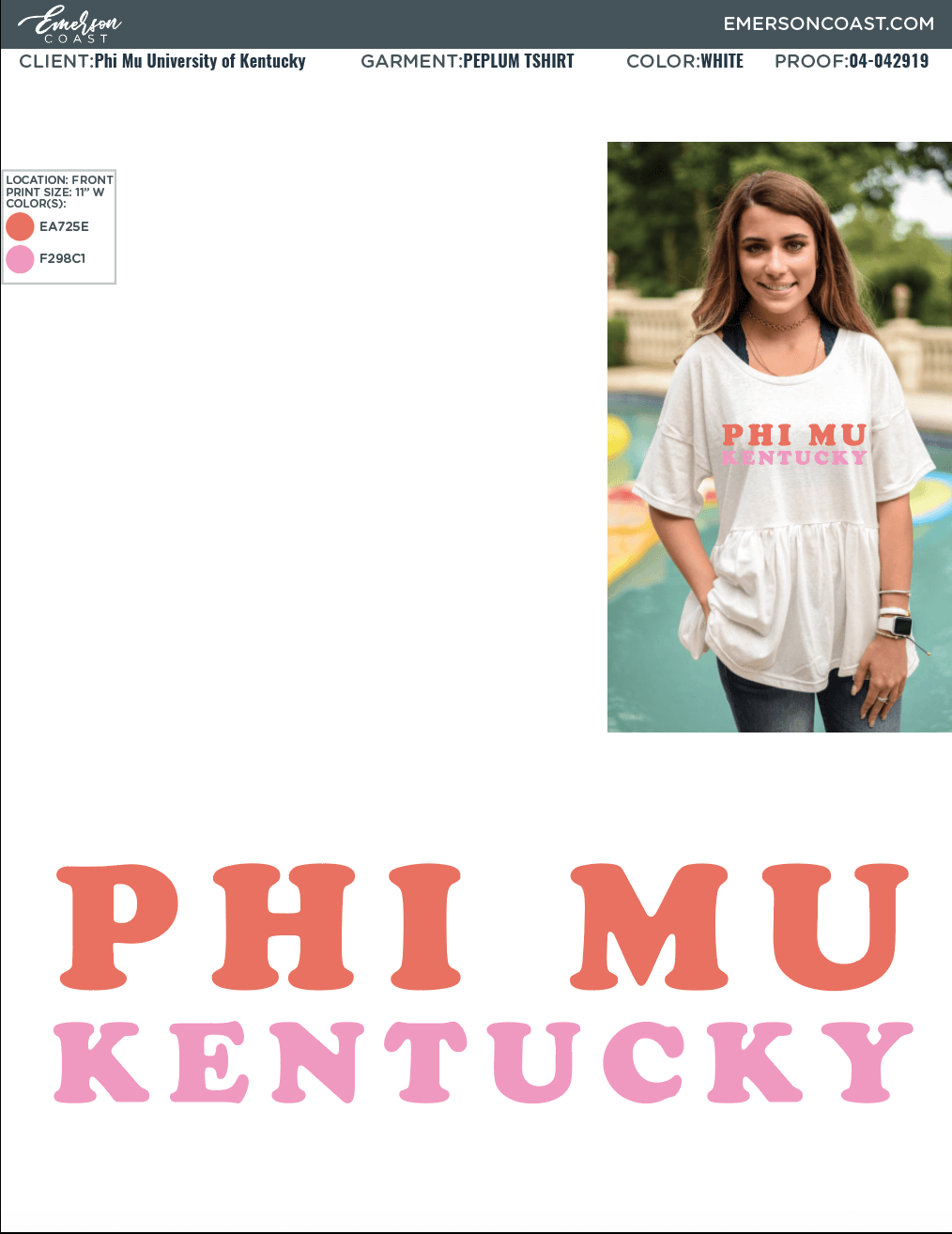 04-042919 Phi Mu University of Kentucky Recruitment Peplums 2019