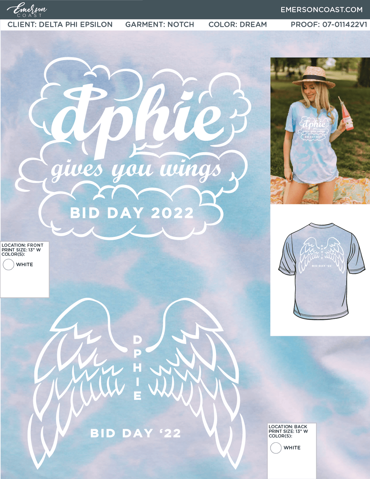 07-011422 Delta Phi Epsilon Seton Hall University Bid Day 2022-01