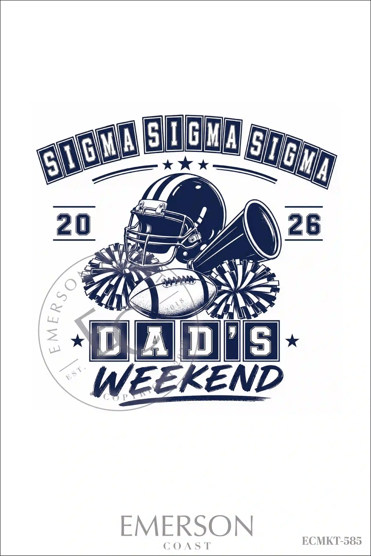 Sigma Sigma Sigma Dads Weekend T-Shirt