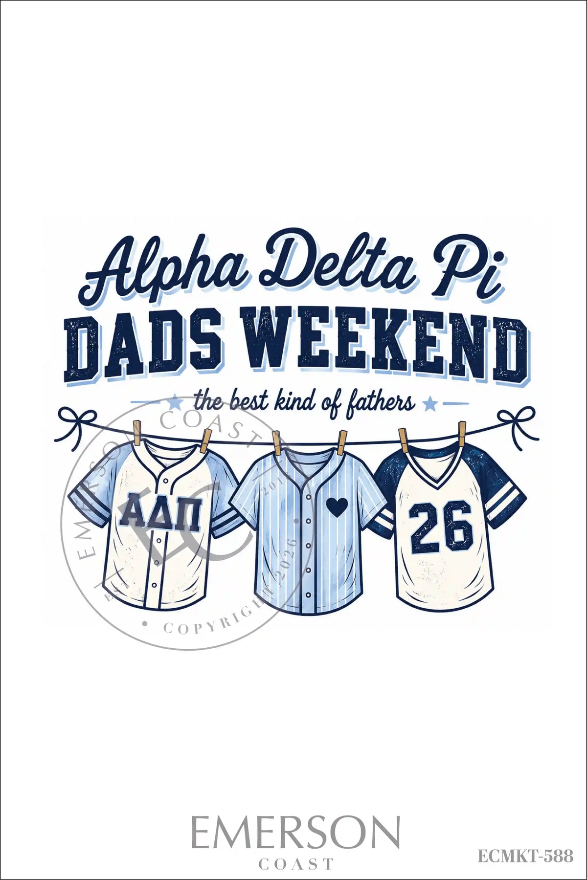 Alpha Delta Pi Dads Weekend T-Shirt