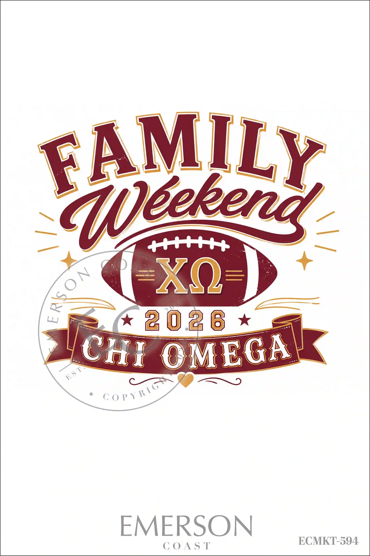 Chi Omega Family Weekend T-Shirt