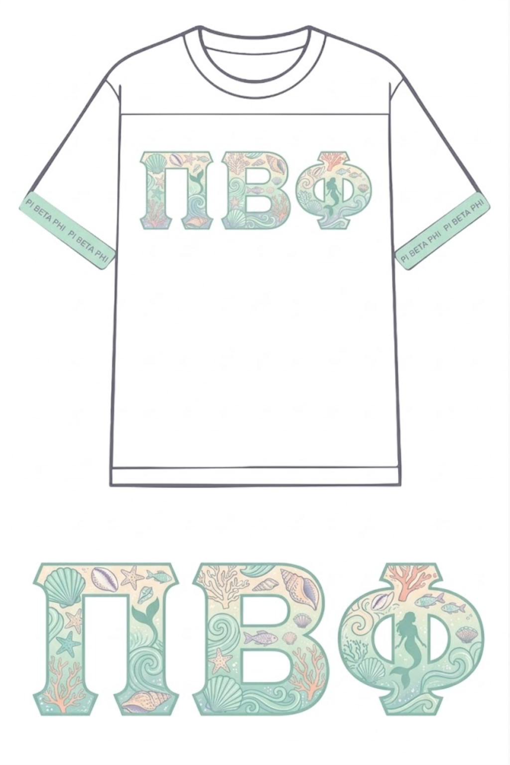 Sea Yourself a Pi Beta Phi Bid Day Jersey