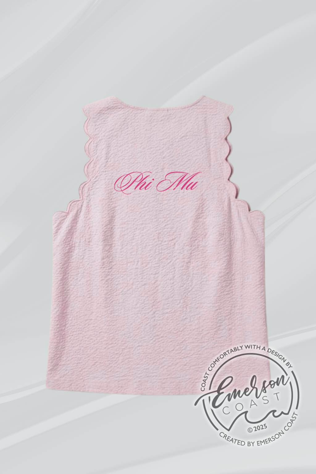 Emerson Coast Exclusive Scalloped Hem Tank