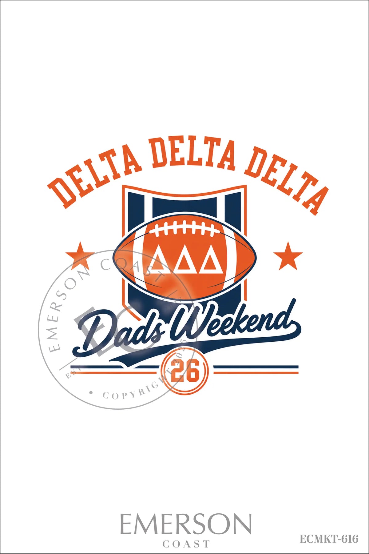 Delta Delta Delta Dads Weekend T-Shirt