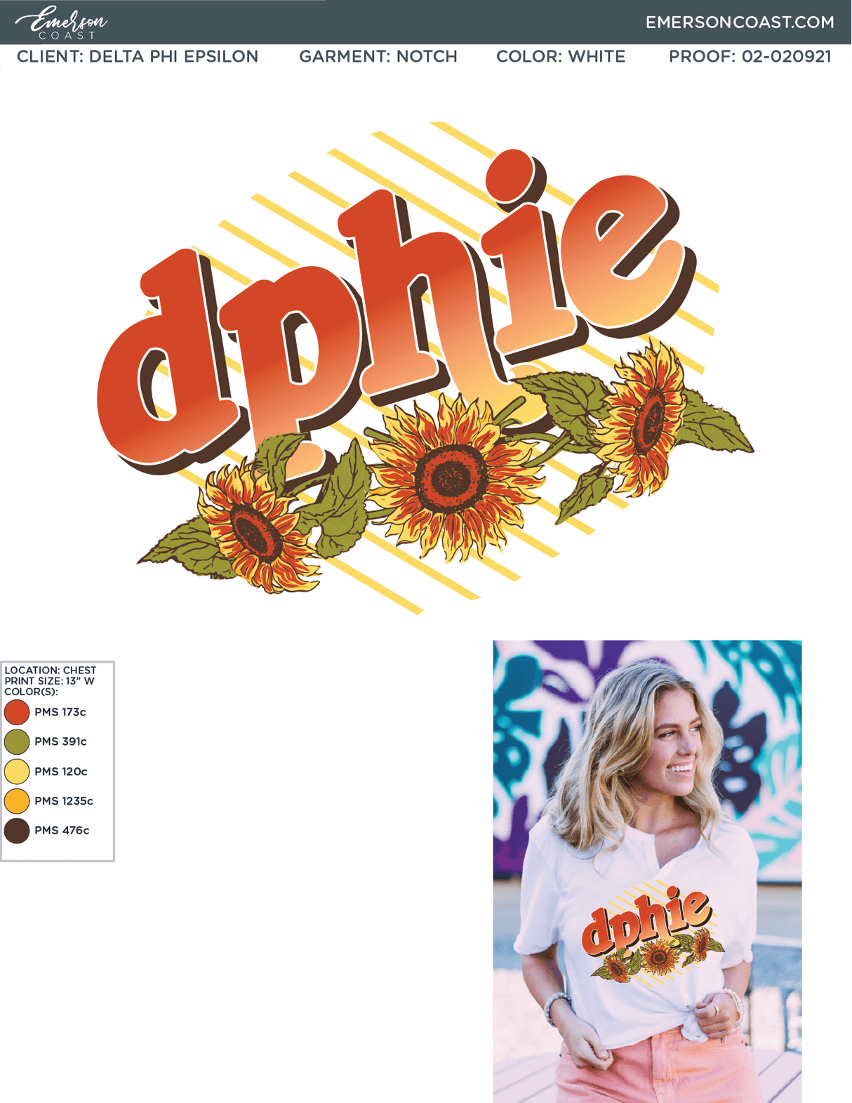 02-020921 Delta Phi Epsilon University of Georgia Sunflower 2021-01