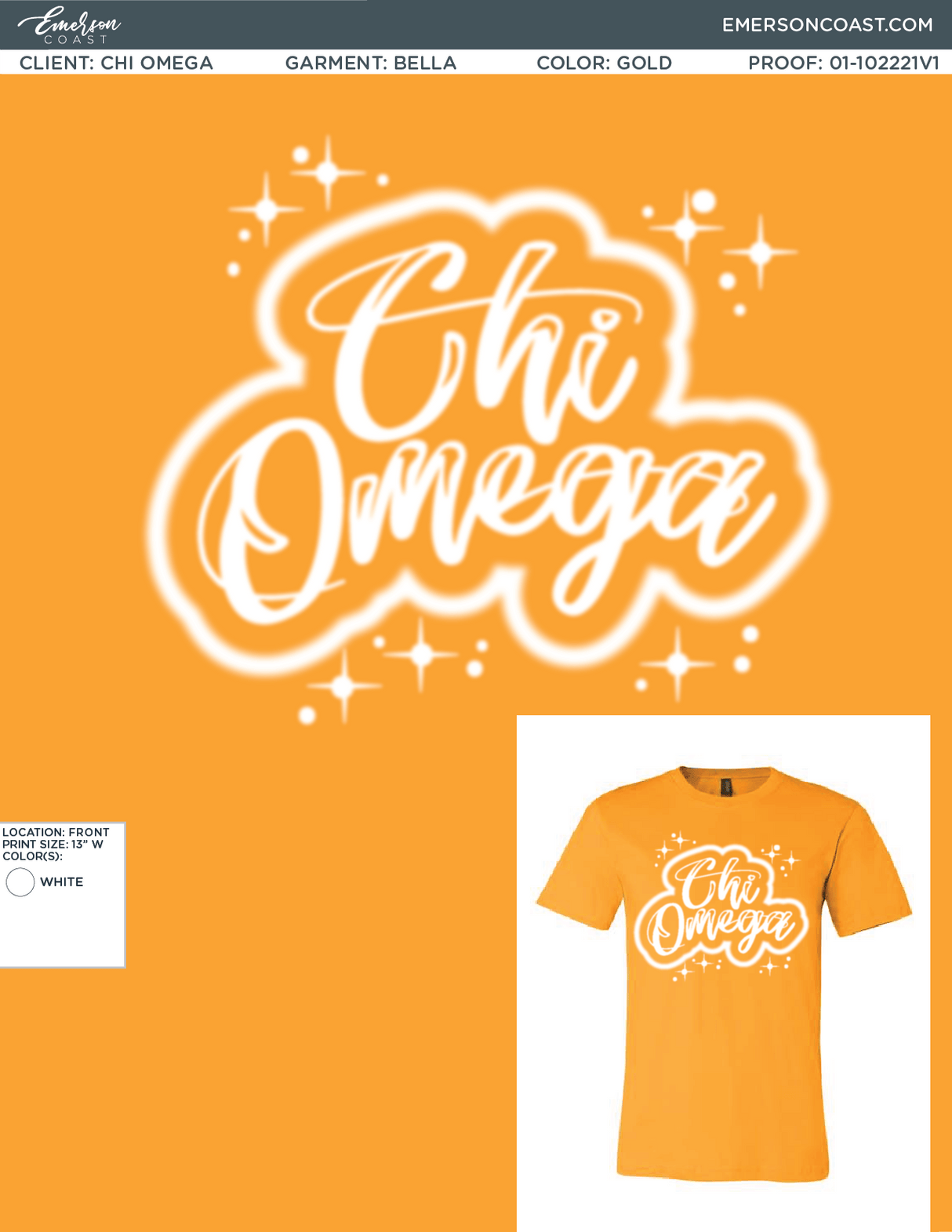 01-102221 Chi Omega Florida State University Airbrush 2021-01