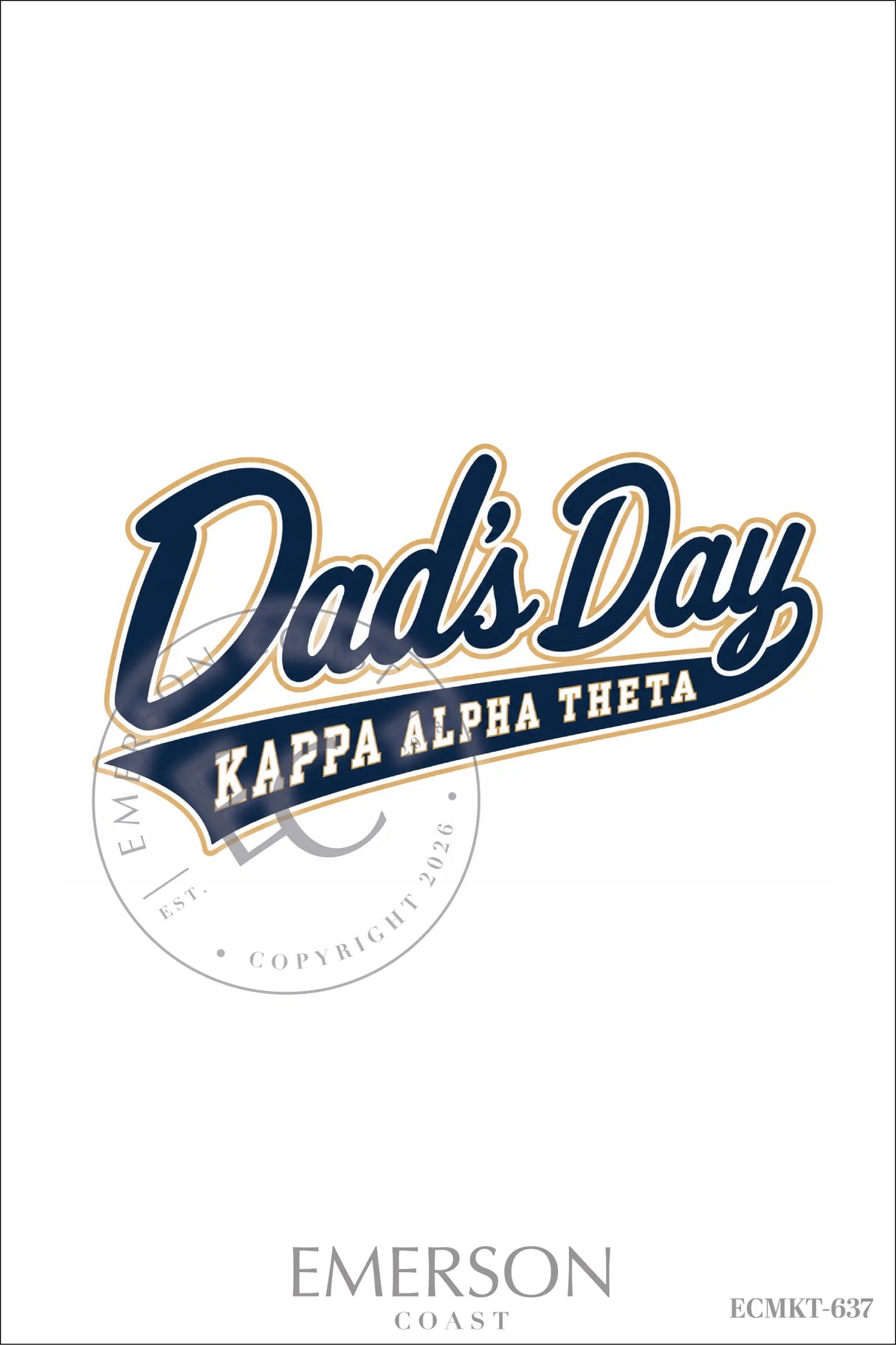 Kappa Alpha Theta Dads Day T-Shirt