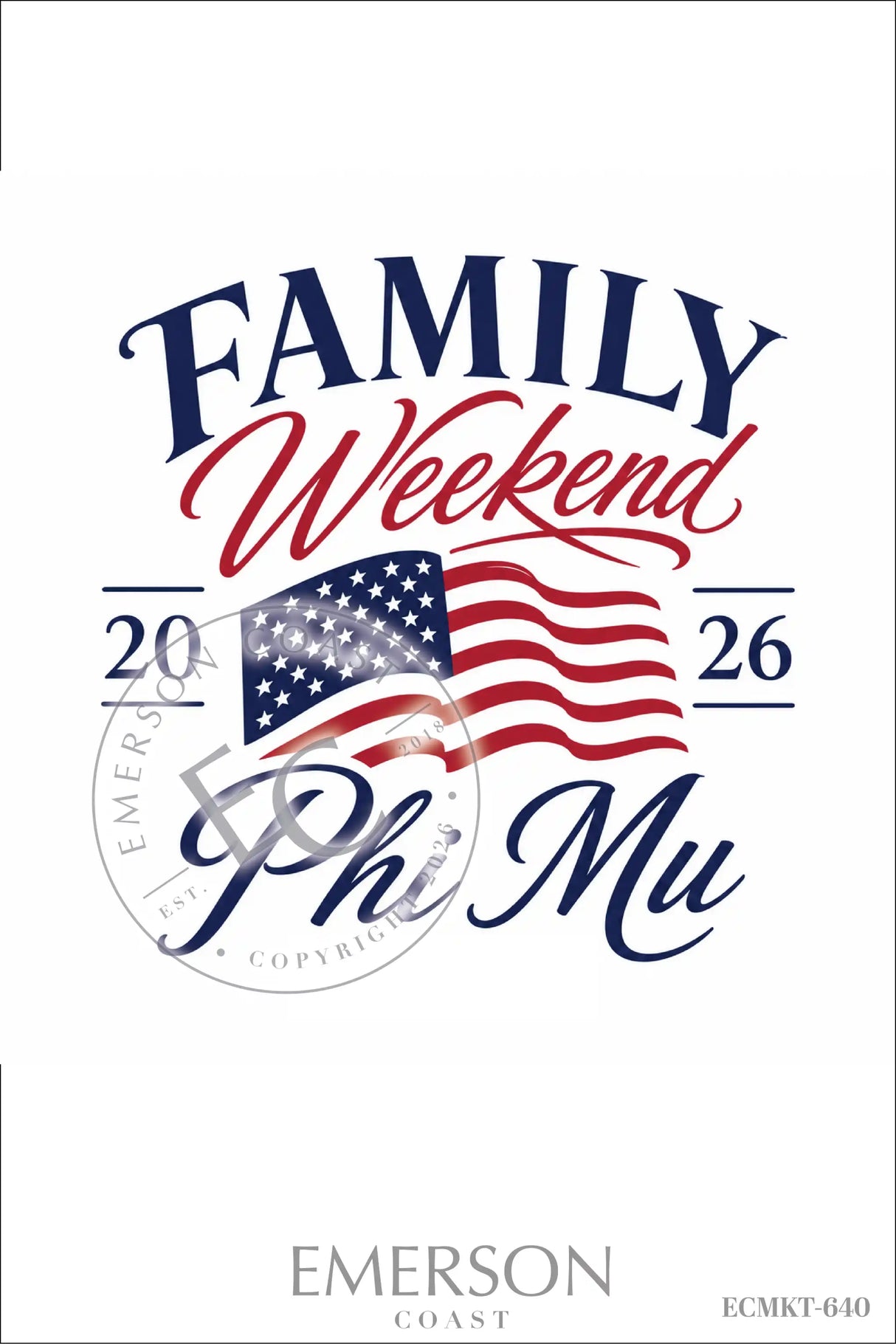 Phi Mu Family Weekend T-Shirt