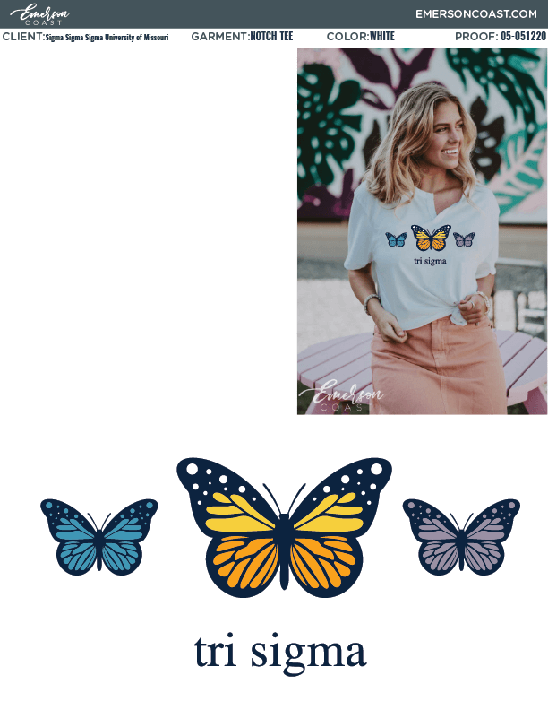 05-051220 Sigma Sigma Sigma University of Missouri Notch Tee Butterfly 2020-01