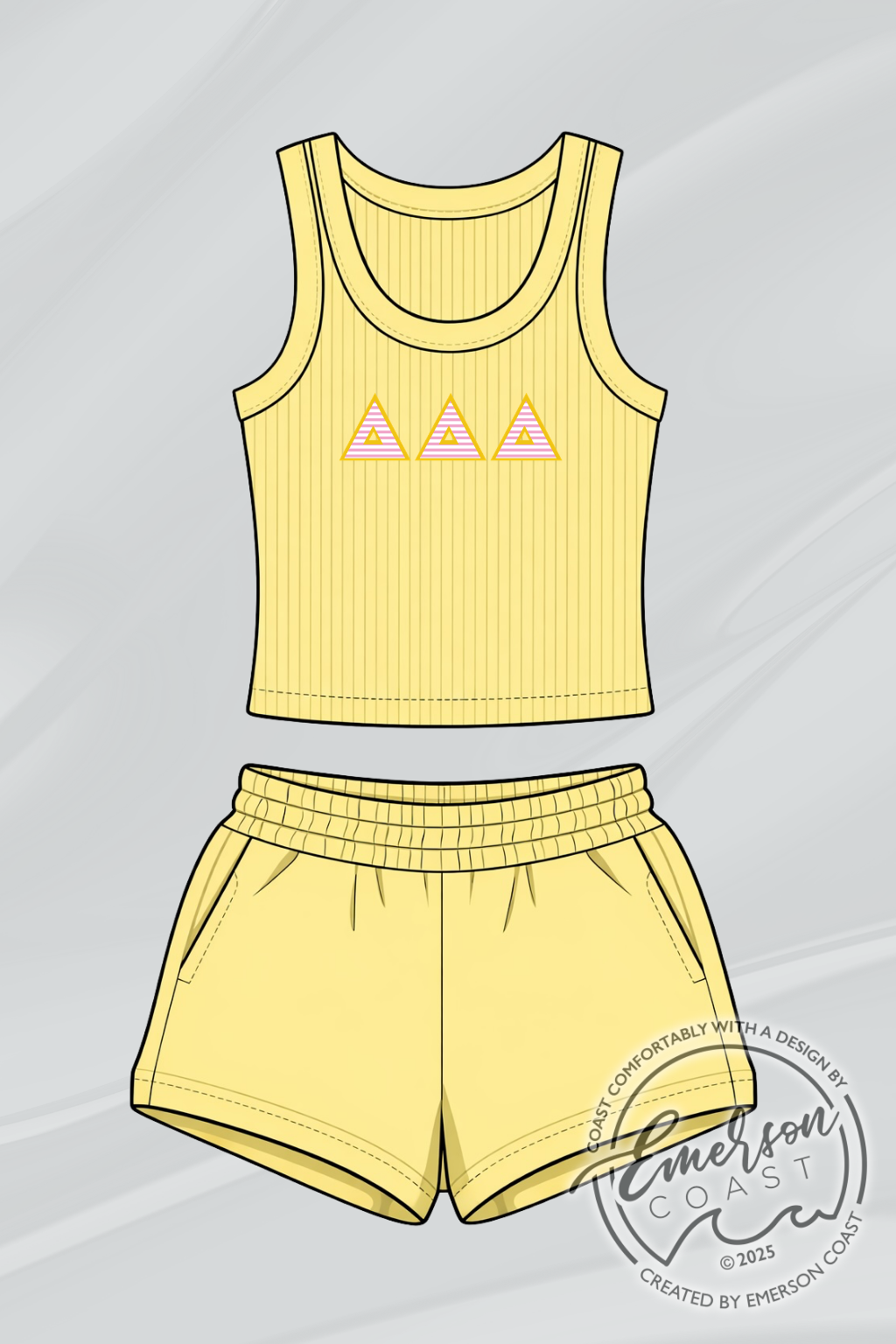Tri Delta Sunshine Set