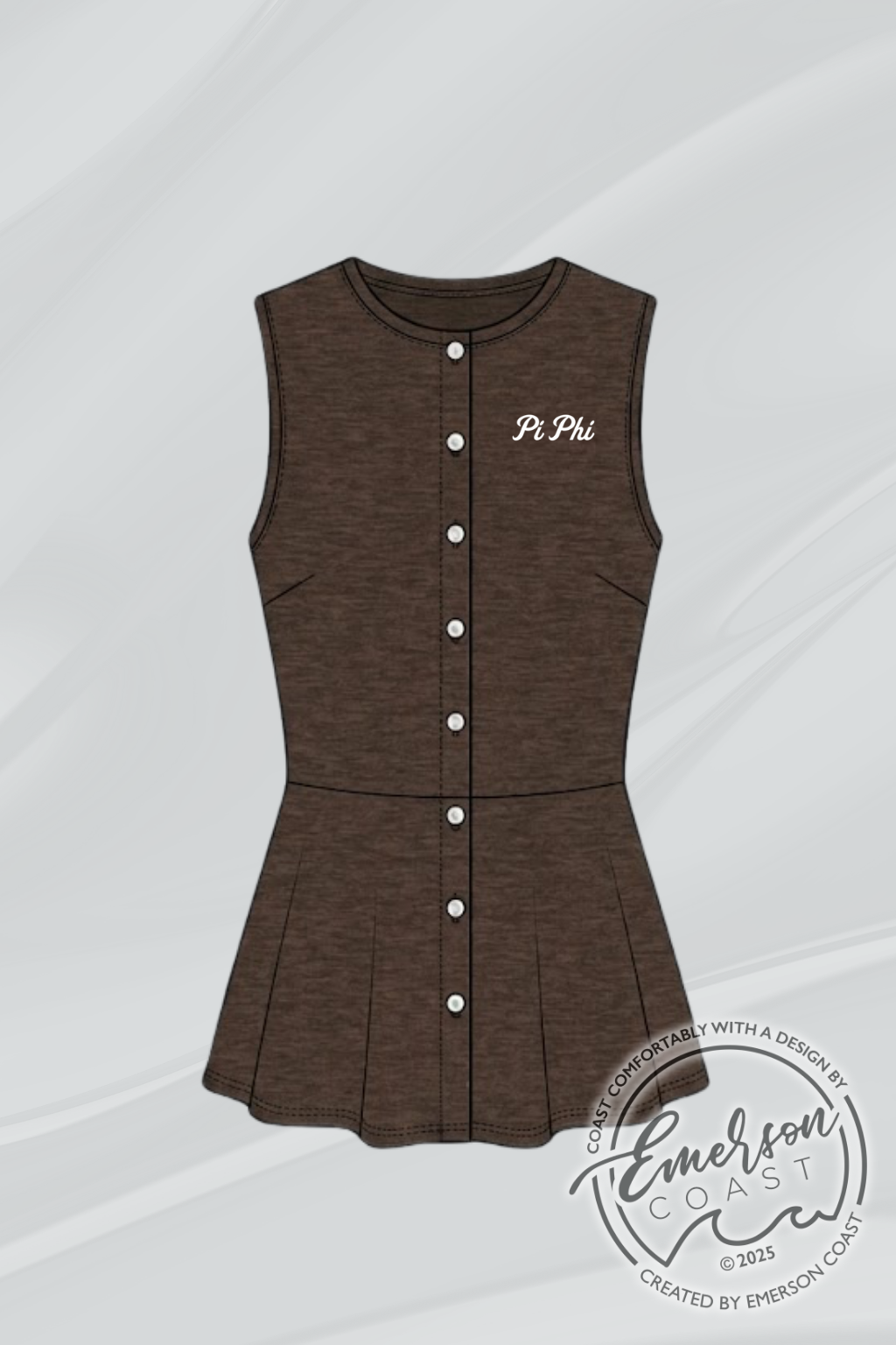 Pi Phi Recruitment Peplum Top