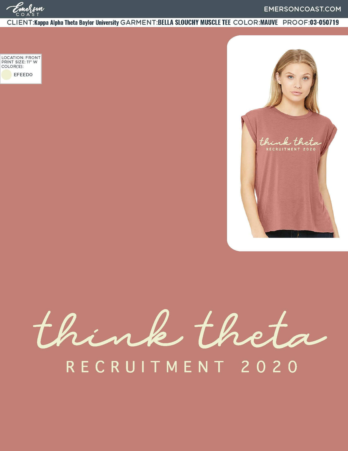 03-050719 Kappa Alpha Theta Baylor University Recruitment SCRIPT