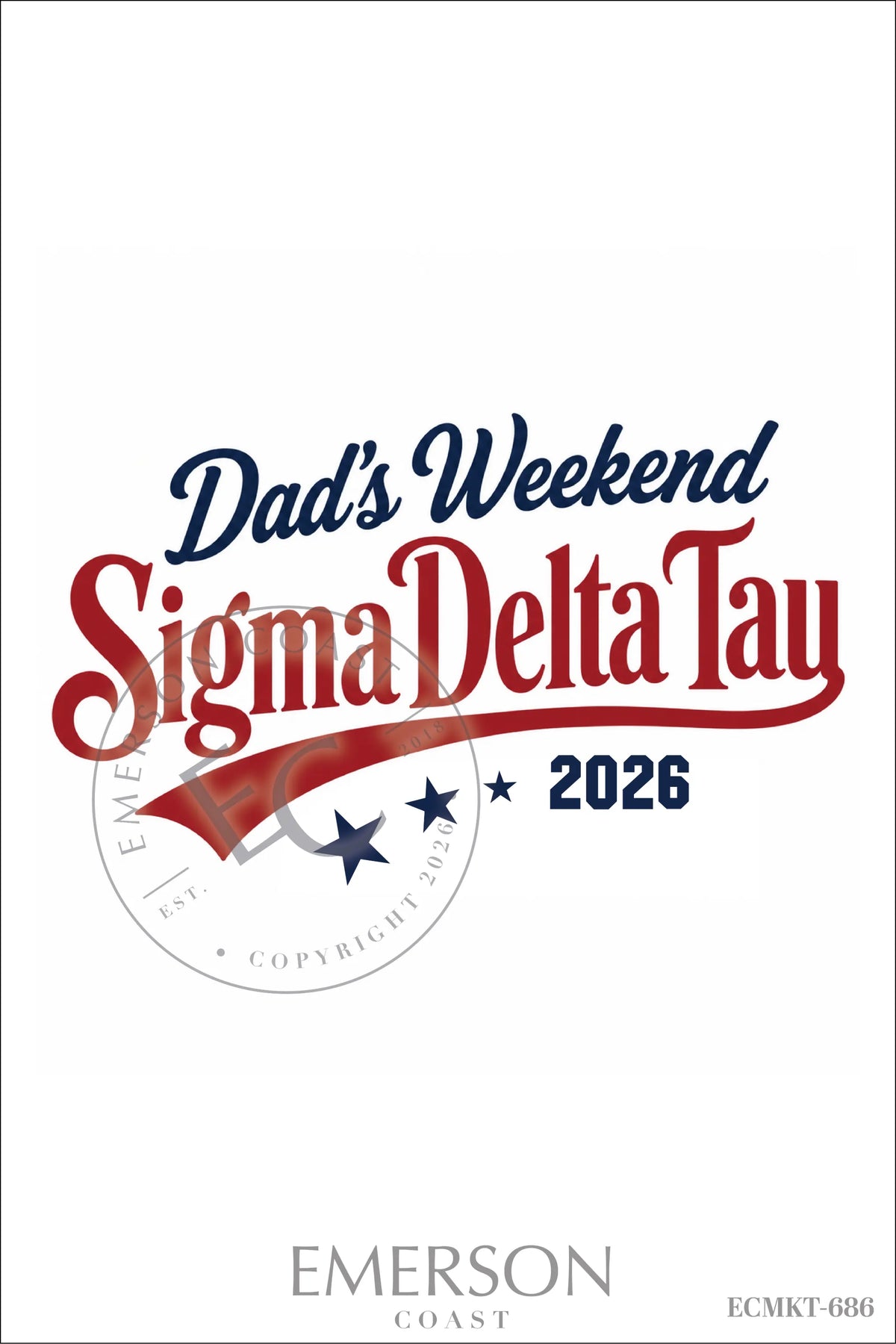 Sigma Delta Tau Dads Weekend T-Shirt