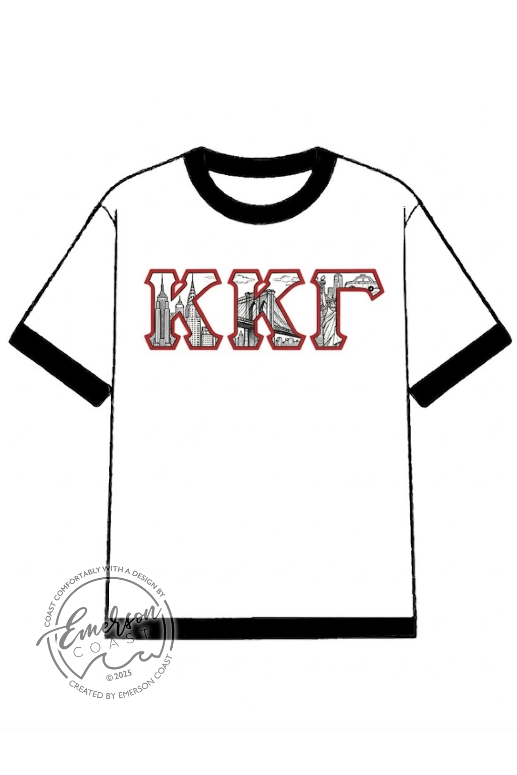 Kappa Kappa Gamma NYC Themed Bid Day Jersey