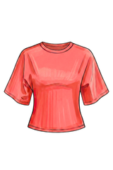 Emerson Coast Bell Sleeve Cinched Waist Tee