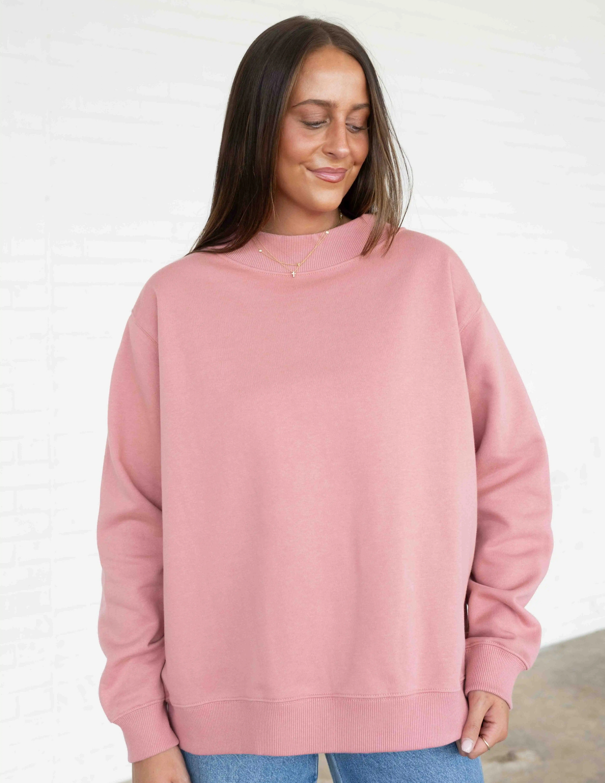 LAT Unisex Mockneck Fleece Sweatshirt