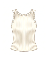 Emerson Coast Studded Ribbed Tank