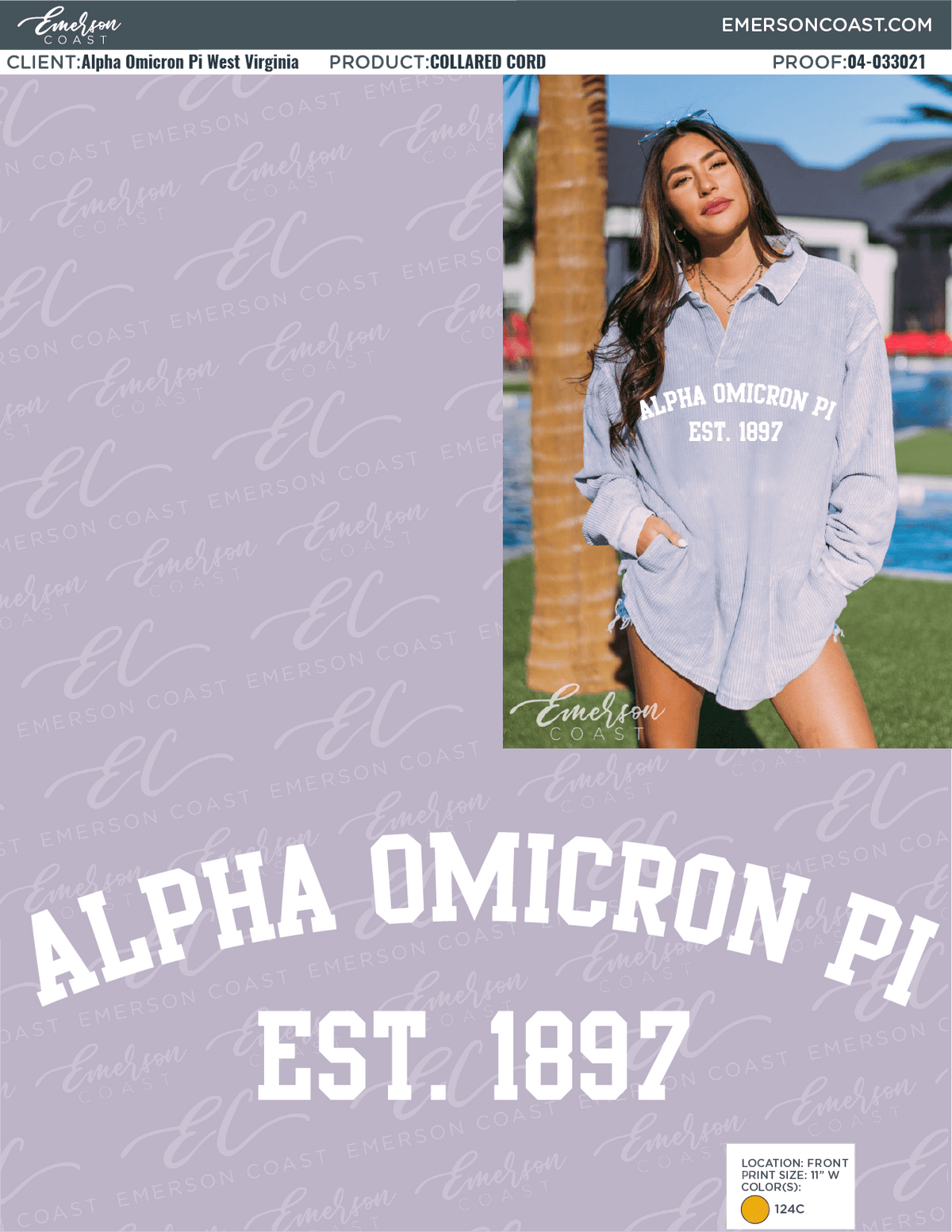 04-033021 Alpha Omicron Pi West Virginia University Collared Cord 2021-02