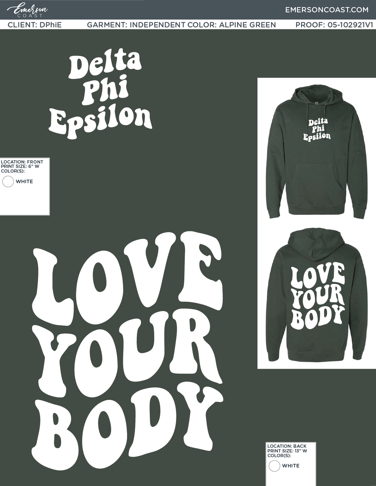 05-102921 Delta Phi Epsilon Kennesaw State University Love Your Body 2021-01