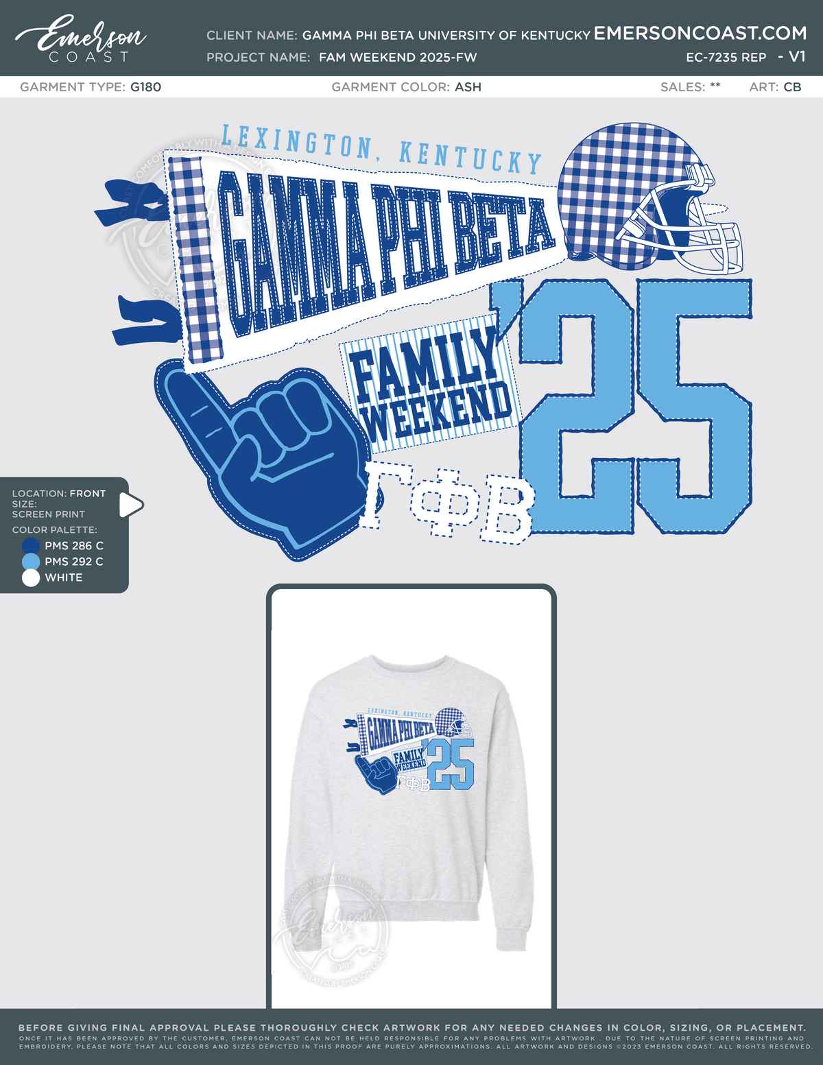 EC-7235 REP Gamma Phi Beta University of Kentucky Fam Weekend 2025-FW