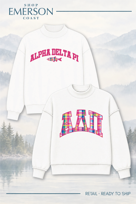 White Lakeside Reversible Mockneck