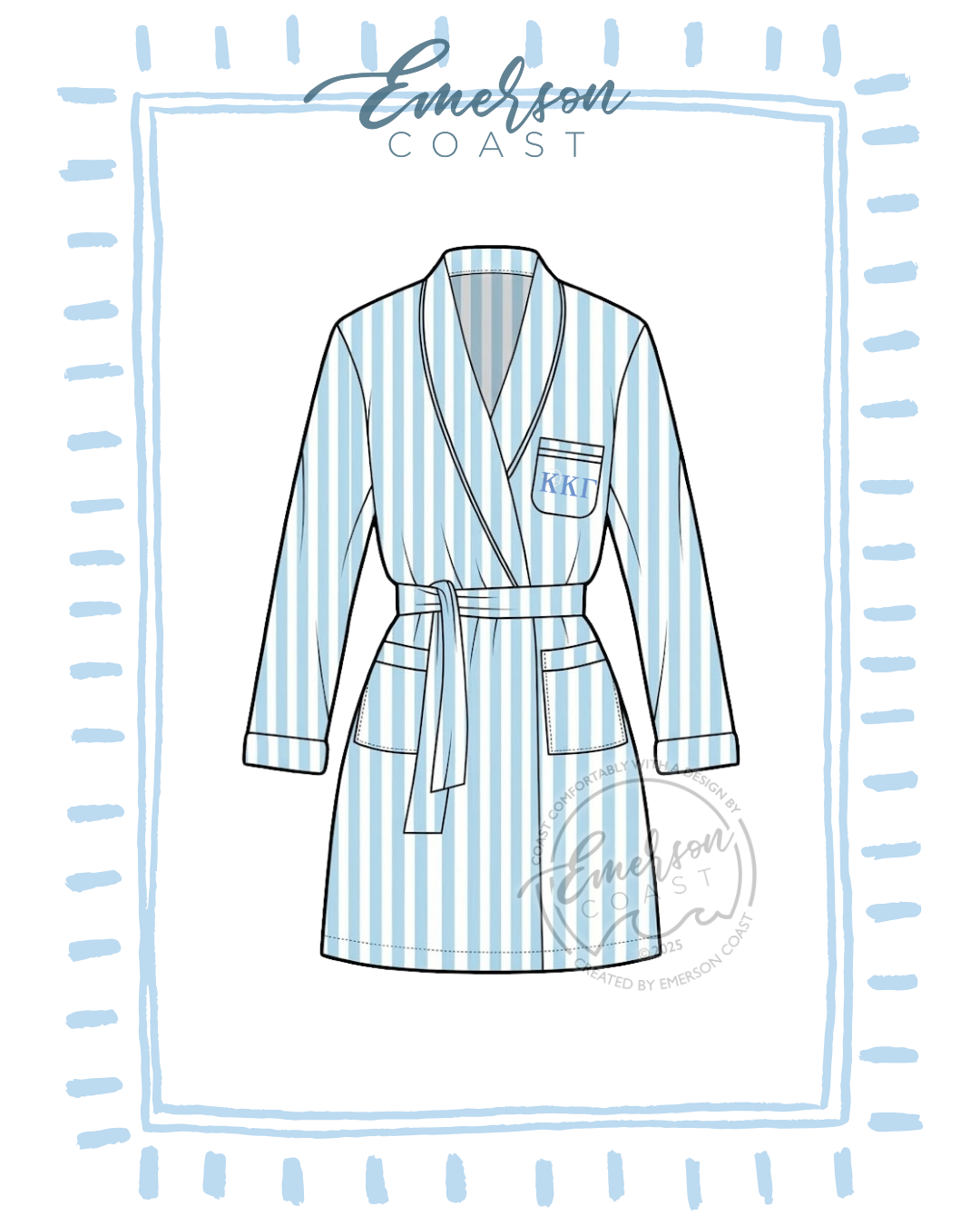 Emerson Coast Exclusive Striped Robe