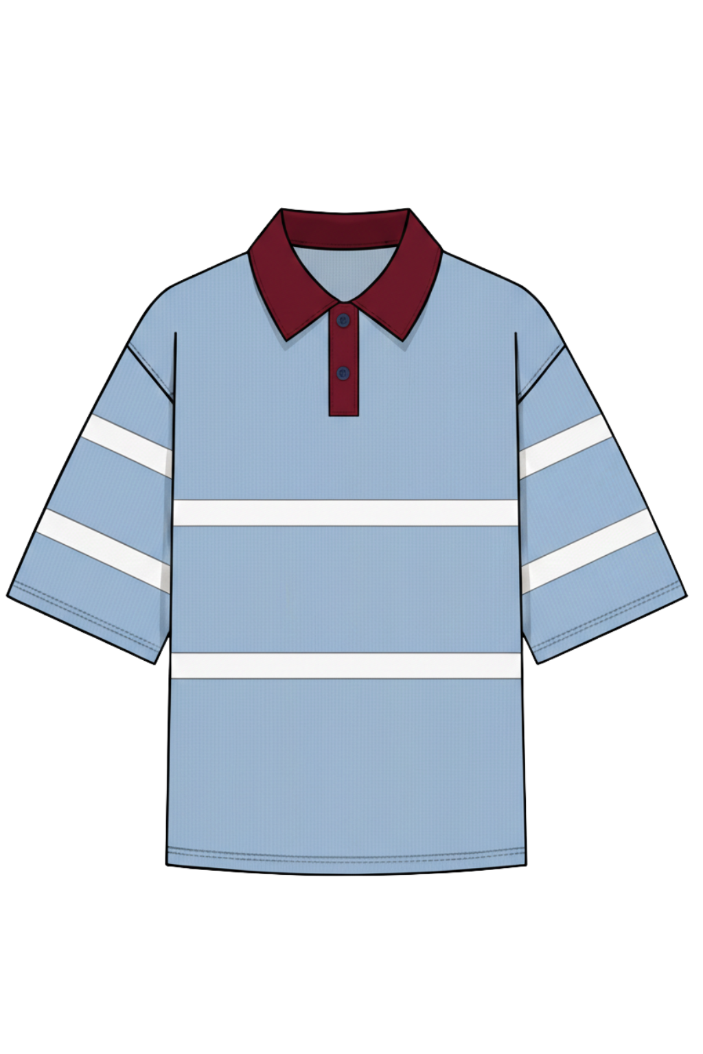 Emerson Coast Colorblock Rugby Tee