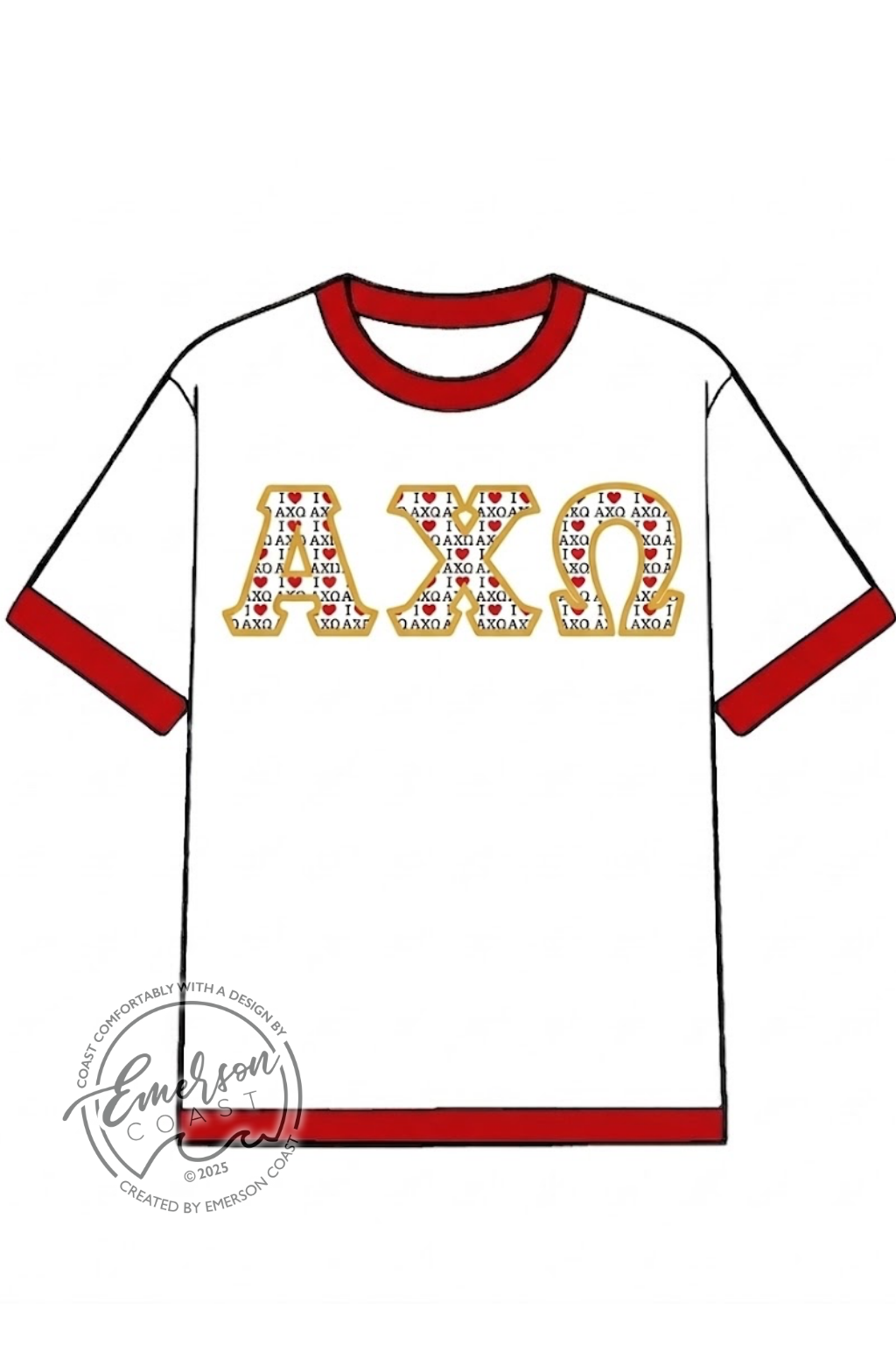 Alpha Chi Omega NYC Themed Bid Day Jersey