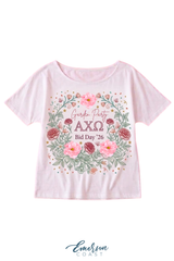 Alpha Chi Omega Garden Party Slouchy tee