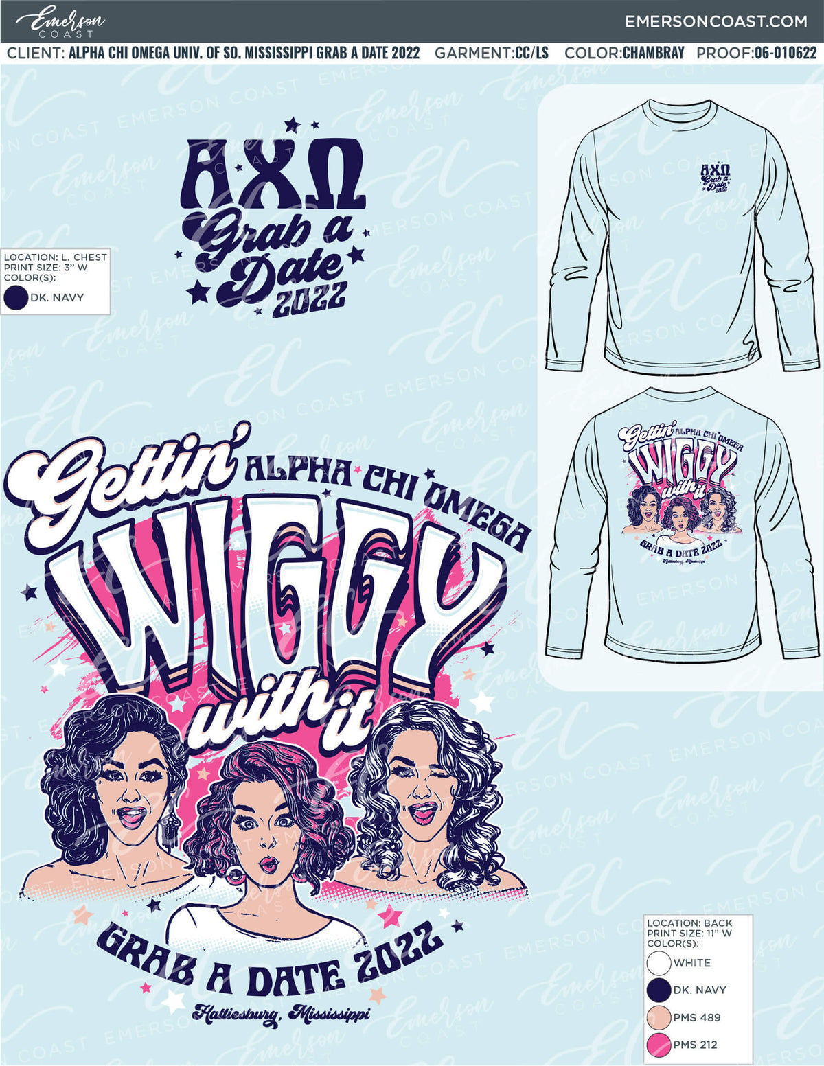 06-010622 Alpha Chi Omega University of Southern Mississippi Grab a Date 2022