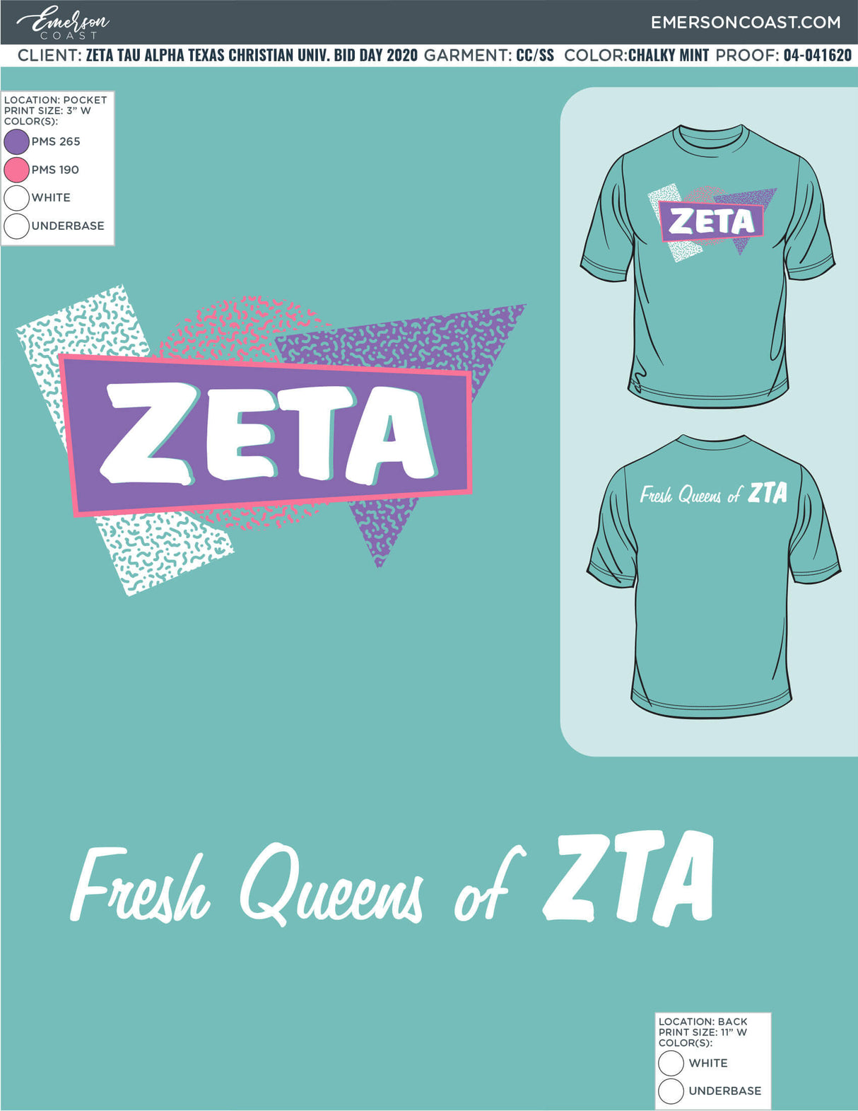 04-041620 Zeta Tau Alpha Texas Christian University Bid Day 2020