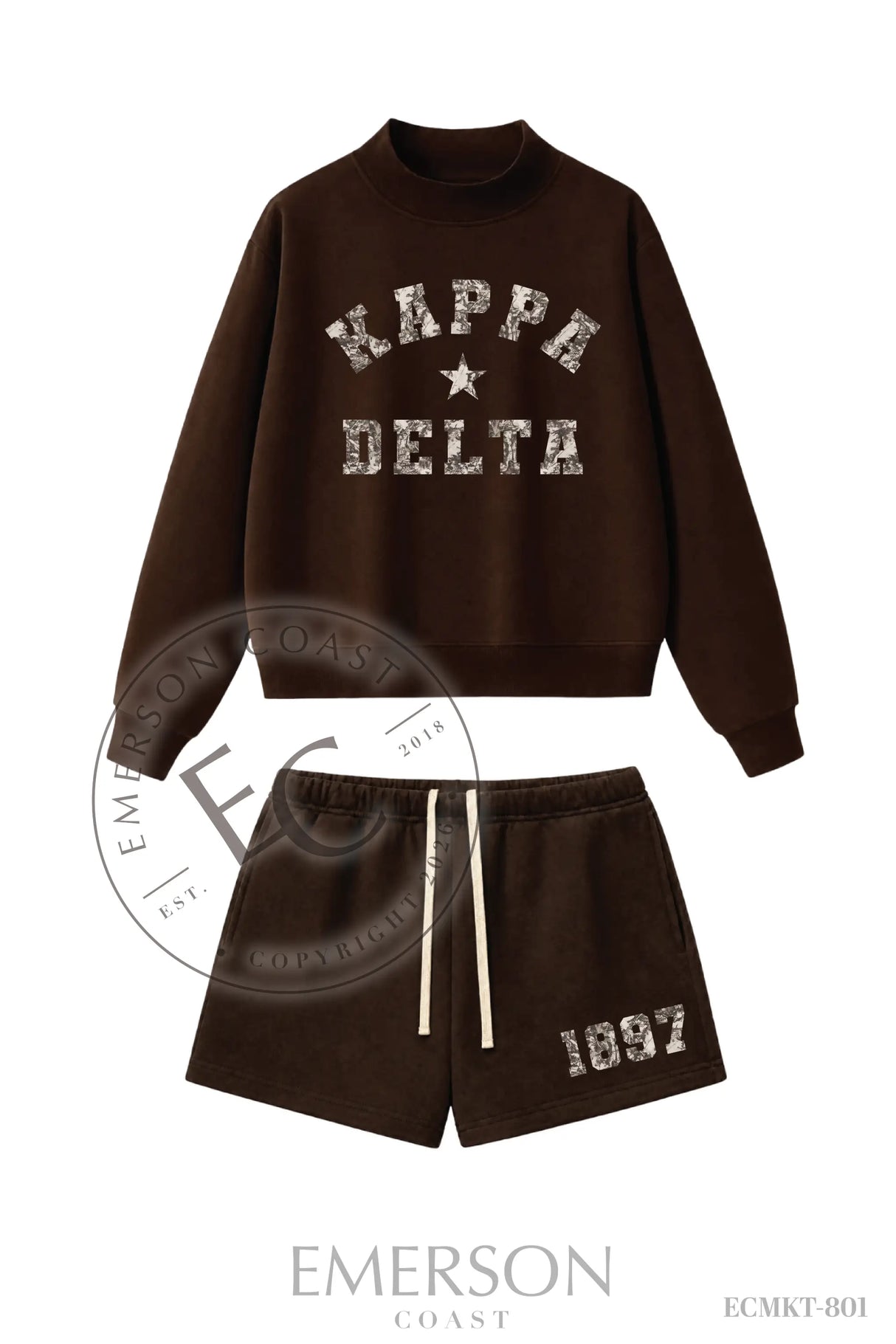 Kappa Delta Chocolate Camo Set