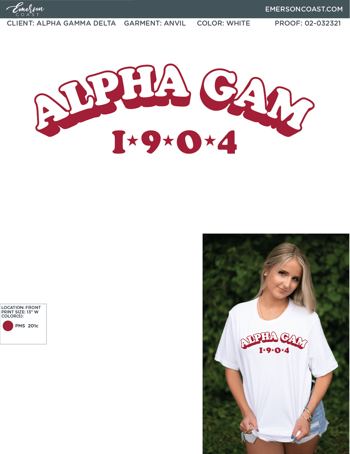 02-032321 Alpha Gamma Delta Troy University Recruitment Tee 2021-01