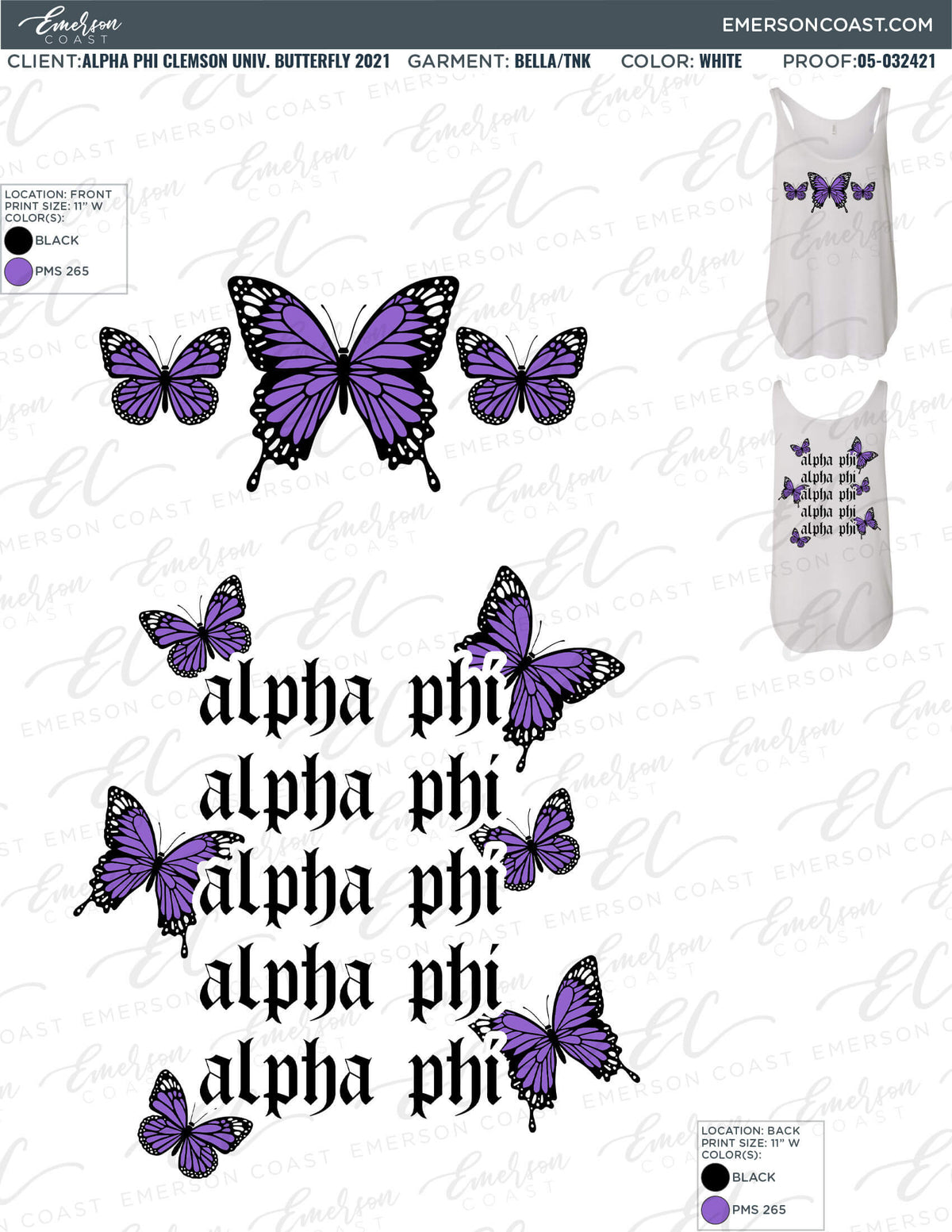 05-032421 Alpha Phi Clemson University Butterfly 2021