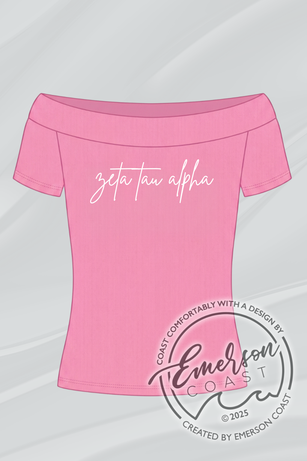 Zeta Fitted Off Shoulder Top