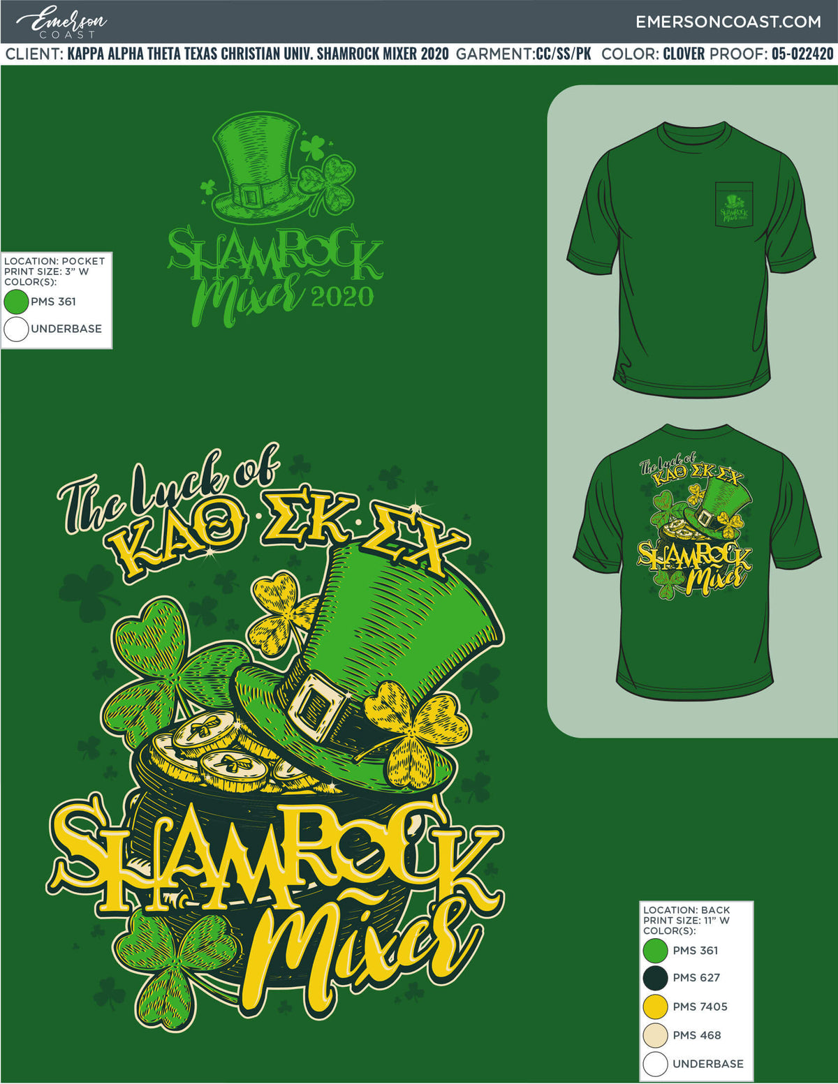 05-022420 Kappa Alpha Theta Texas Christian University Shamrock Mixer 2020 2
