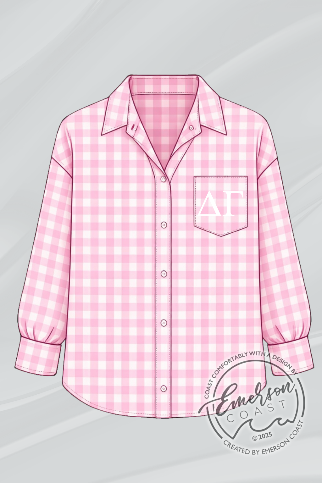 Sorority Gingham Button Down