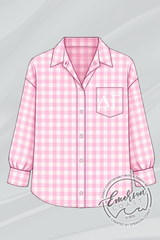 Sorority Gingham Button Down