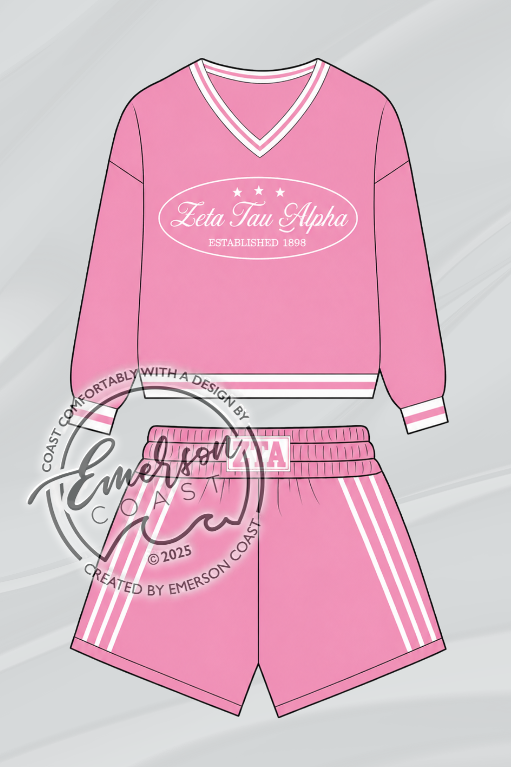 Zeta Pink Legacy Pullover Set