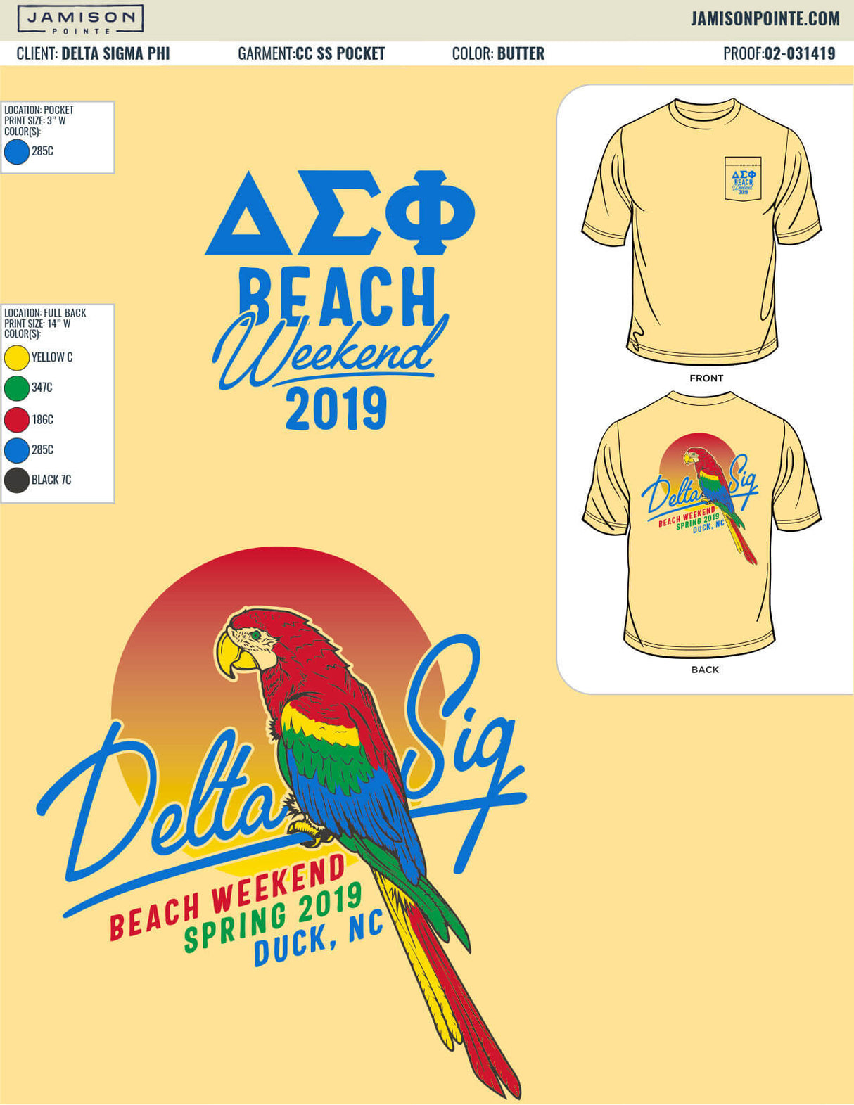 02-031419 Delta Sigma Phi University of Maryland Beach Weekend 2019