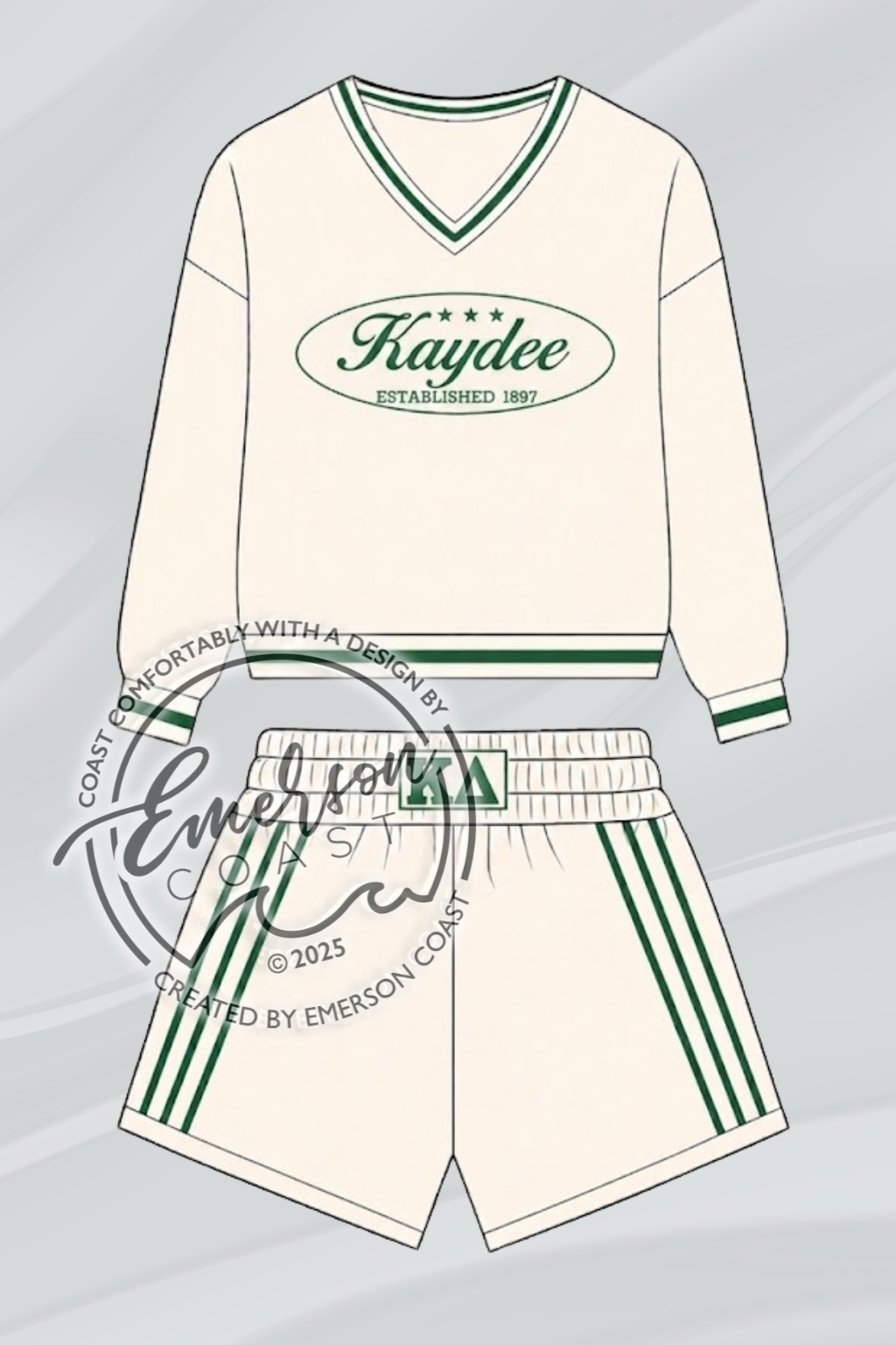 Kappa Delta Cream Legacy Pullover Set